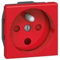 Legrand 16A Red 1 Gang Plug Socket Mosaïc Indoor Flush Mount Type E 0 771 14