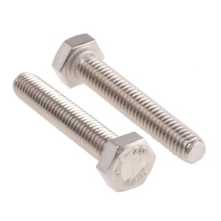 RS PRO Stainless Steel Hex Bolt M6 x 35 mm DIN 933 190-204