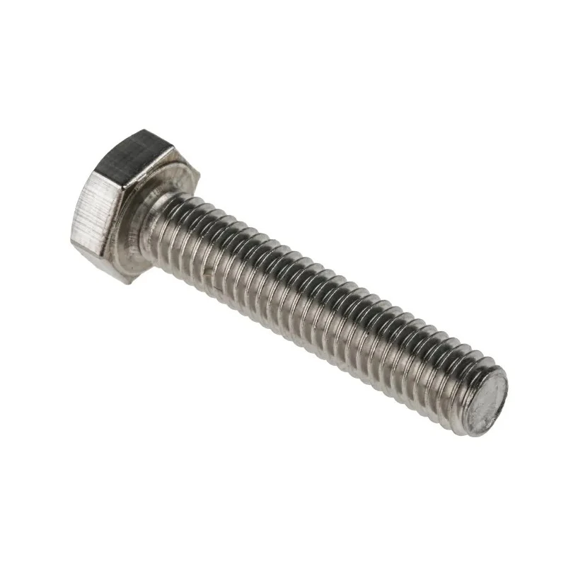 RS PRO Stainless Steel Hex Bolt M6 x 30 mm Plain Finish DIN 933 190-197