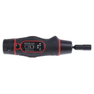Norbar Torque Tools Adjustable Torque Screwdriver 0.6 to 3 Nm 1/4 in Drive RSCAL 13851