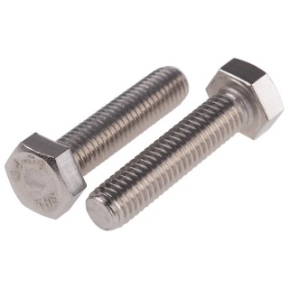 RS PRO Stainless Steel Hex Bolt M8 x 35 mm, Fully Threaded, DIN 933 190-298