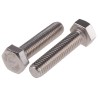 RS PRO Stainless Steel Hex Bolt M8 x 35 mm, Fully Threaded, DIN 933 190-298