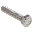 RS PRO Stainless Steel Hex Bolt M8 x 40 mm DIN 933 Corrosion Resistant 316 A4 Stainless Steel 190-305