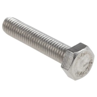 RS PRO Stainless Steel Hex Bolt M8 x 40 mm DIN 933 Corrosion Resistant 316 A4 Stainless Steel 190-305