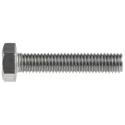 RS PRO Stainless Steel Hex Bolt M8 x 40 mm DIN 933 Corrosion Resistant 316 A4 Stainless Steel 190-305