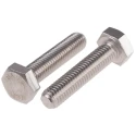 RS PRO Stainless Steel Hex Bolt M10 x 45 mm DIN 933 316 A4 Grade 190-399