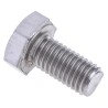 RS PRO Plain Stainless Steel Hex Bolt M10 x 20 mm DIN 933 316 A4 Stainless Steel 190-349