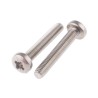 RS PRO Pozidriv Pan Stainless Steel Machine Screw M4 Thread 25 mm Length 190-535
