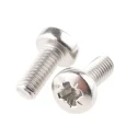 RS PRO Pozidriv Pan Stainless Steel Machine Screw M4 Thread 10 mm Length 190-490