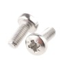 RS PRO Pozidriv Pan Stainless Steel Machine Screw M4 Thread 10 mm Length 190-490