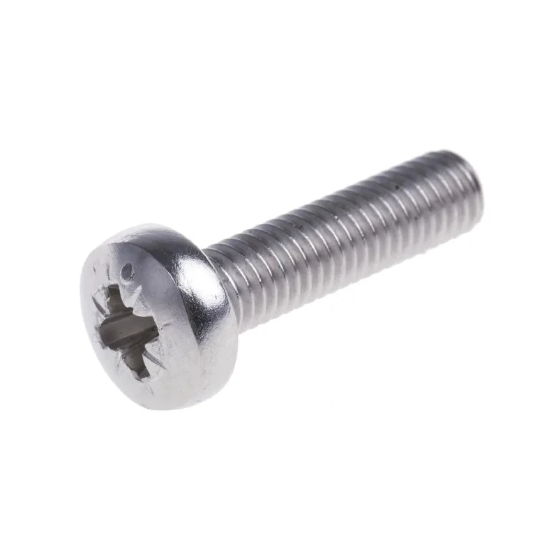 RS PRO Pozidriv Pan Stainless Steel Machine Screw 20 mm M5 190-579