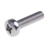 RS PRO Pozidriv Pan Stainless Steel Machine Screw 20 mm M5 190-579