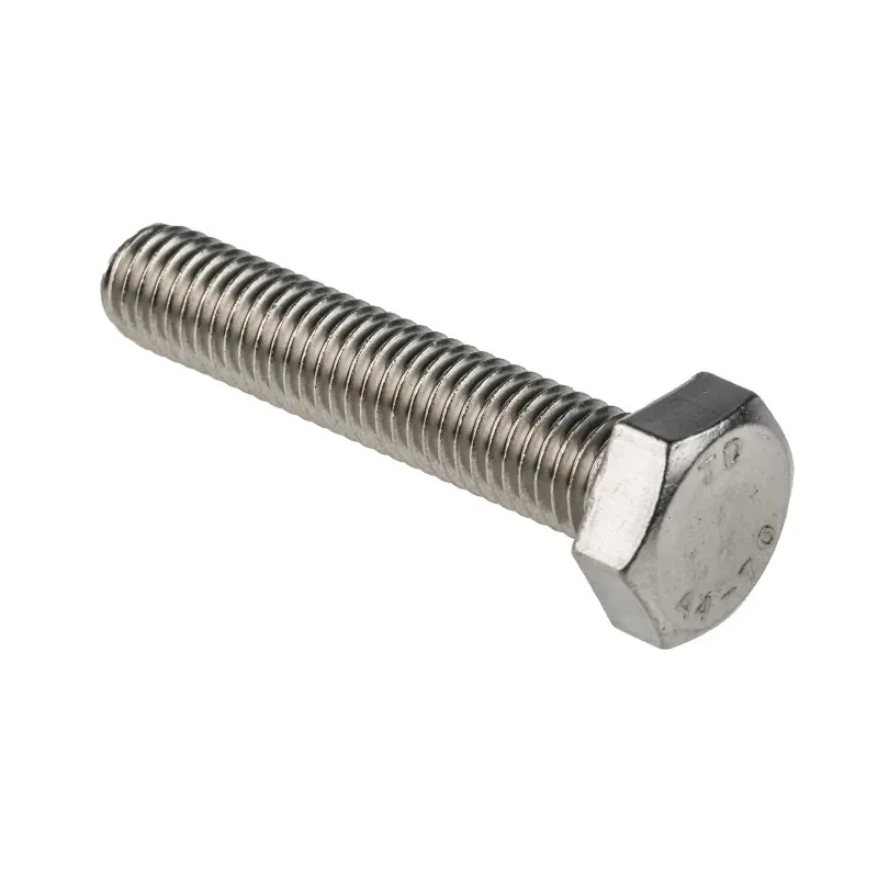 RS PRO Stainless Steel Hex Bolt M10 x 50 mm DIN 933 316 A4 Fully Threaded 190-406
