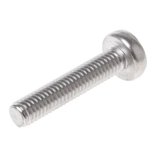 RS PRO Pozidriv Pan Head Stainless Steel Machine Screw M6 30 mm 190-636