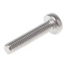 RS PRO Pozidriv Pan Head Stainless Steel Machine Screw M6 30 mm 190-636