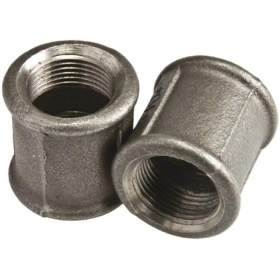 Georg Fischer Black Oxide Malleable Iron Fitting Socket Female BSPP 1/4 in 770270102