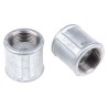 Georg Fischer Galvanised Malleable Iron Fitting Socket Female 1 in to Female 1 in 770270206