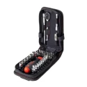 Wiha 40-Piece 1/4 in Hexagon Bit Set with Chrome Finish, 185mm Overall Length 44684