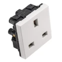Legrand 13A White 1 Gang Flush Mount Plug Socket Mosaic Indoor 230V 0 775 05