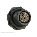 Souriau Sunbank by Eaton Circular Connector, 8 Contacts, Panel Mount, Standard Size, Plug Female, IP68 IP69K Rated UTS7128S