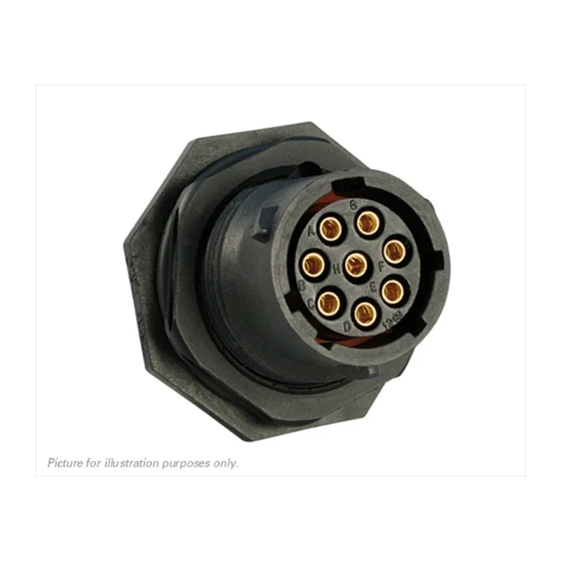 Souriau Sunbank by Eaton Circular Connector, 8 Contacts, Panel Mount, Standard Size, Plug Female, IP68 IP69K Rated UTS7128S