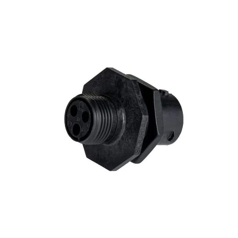 Souriau Sunbank by Eaton Circular Connector 3 Contacts Panel Mount Plug Male IP68 IP69K 250V 16A UTS7103P