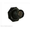 Souriau Sunbank by Eaton Circular Connector, 3 Contacts, Panel Mount, Standard Size, Plug, Female, IP68 IP69K, 16A UTS7103S