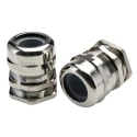 Lapp SKINTOP Series 10 Cable Gland, Nickel-Plated Brass, Suitable for 19-26mm Cable Diameter, PG36 Thread 52003560+52015831