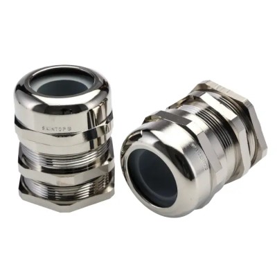 Lapp SKINTOP Series 10 Cable Gland, Nickel-Plated Brass, Suitable for 19-26mm Cable Diameter, PG36 Thread 52003560+52015831