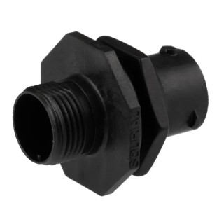 Souriau Sunbank by Eaton Circular Connector, 4 Contacts, Panel Mount, Standard Size, Plug, Female, IP68, IP69K UTS7104S