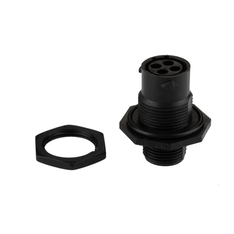 Souriau Sunbank by Eaton Circular Connector, 4 Contacts, Panel Mount, Standard Size, Plug, Female, IP68, IP69K UTS7104S
