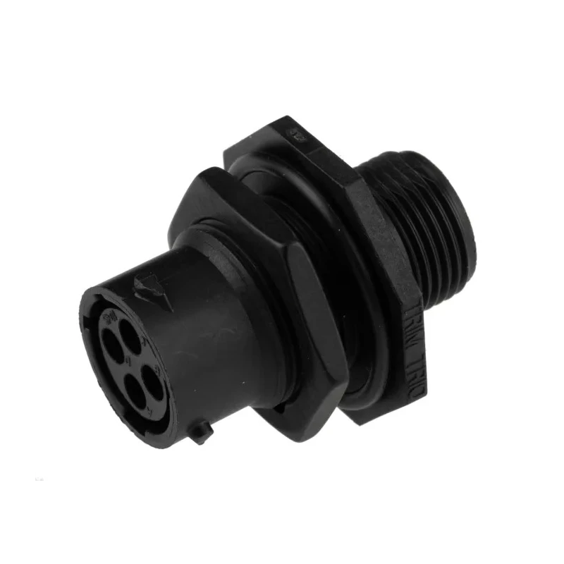 Souriau Sunbank by Eaton Circular Connector, 4 Contacts, Panel Mount, Standard Size, Plug, Female, IP68, IP69K UTS7104S