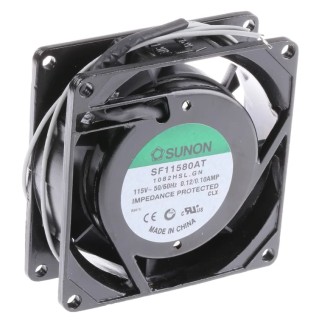 Sunon SF Series Axial Fan 115V AC 11W 28.9 m³/h 80mm x 80mm x 25mm SF11580AT-1082HSL.GN