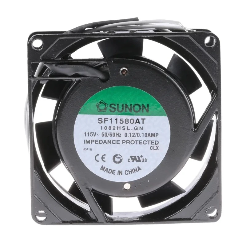 Sunon SF Series Axial Fan 115V AC 11W 28.9 m³/h 80mm x 80mm x 25mm SF11580AT-1082HSL.GN