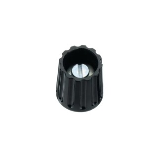 Elma Potentiometer Knob Black Polyamide 14.5 mm Outside Diameter 0.25 in Shaft Diameter 020-3525
