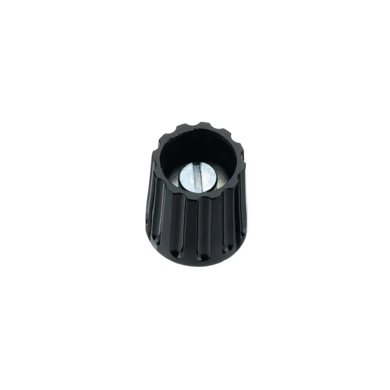 Elma Potentiometer Knob Black Polyamide 14.5 mm Outside Diameter 0.25 in Shaft Diameter 020-3525