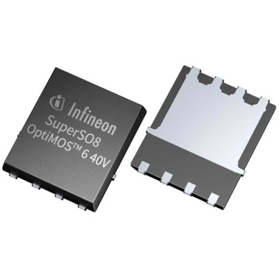 Infineon High Current N-Channel MOSFET 381A, 40V, 8-Pin SuperSO8 Package BSC059N04LS6ATMA1