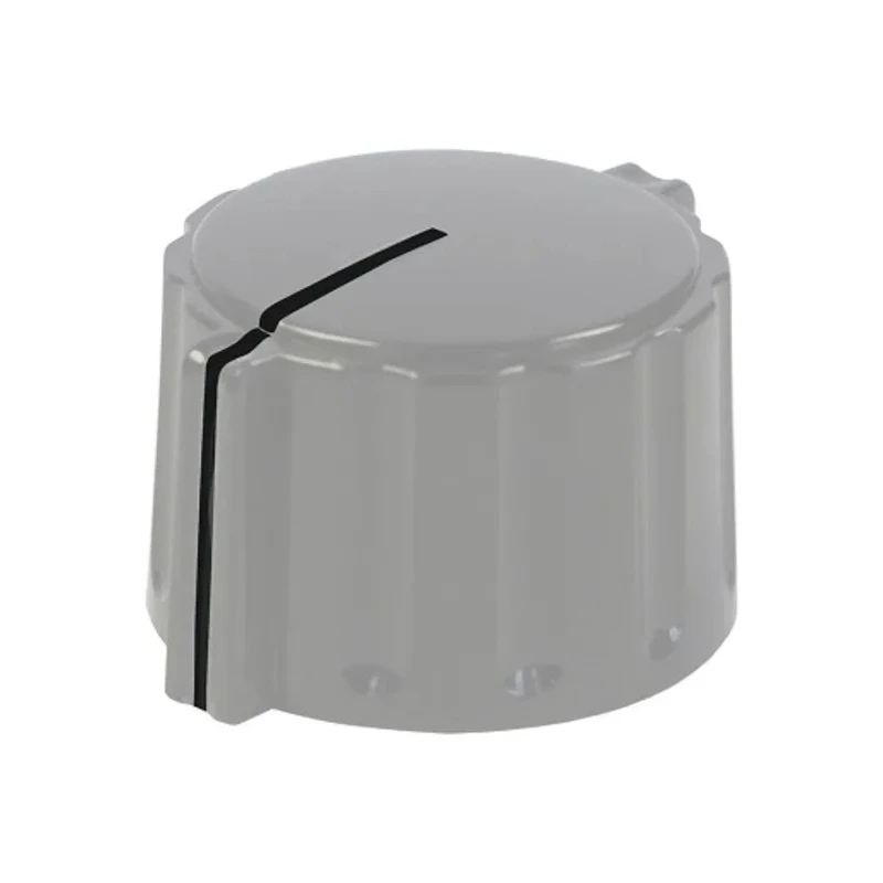 Elma Potentiometer Knob Grey Polyamide 21 mm Outside Diameter 0.25 in Shaft Diameter 023-4510