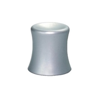 Elma Silver Potentiometer Knob 18 mm Outside Diameter, 6 mm Shaft Diameter K1-SH-S60