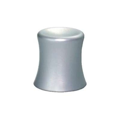 Elma Silver Potentiometer Knob 18 mm Outside Diameter, 6 mm Shaft Diameter K1-SH-S60