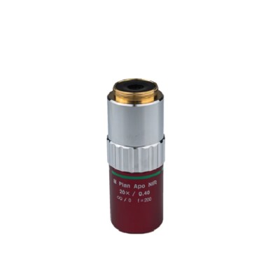 Mitutoyo Long Working Distance Lens for Microscope, Infinity Corrected, Near-Infrared Wavelength Correction 378-824-16