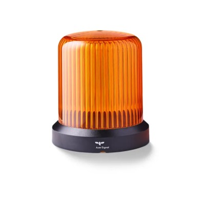 AUER Signal RDMHP Series Amber LED Beacon 240V AC Rotating Pulsed Flashing Steady Strobe IP66 Polycarbonate Housing 850521313
