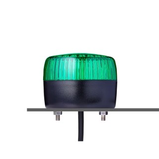 AUER Signal Green LED Beacon 240V AC/DC Steady Flashing Horizontal Tube Vertical Mount PCL Series 861506313