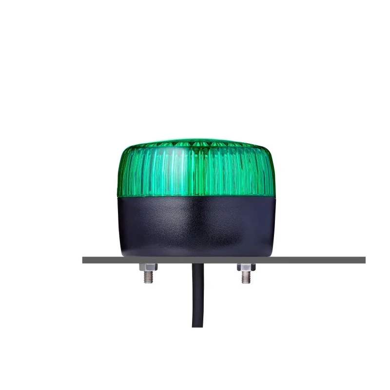 AUER Signal Green LED Beacon 240V AC/DC Steady Flashing Horizontal Tube Vertical Mount PCL Series 861506313