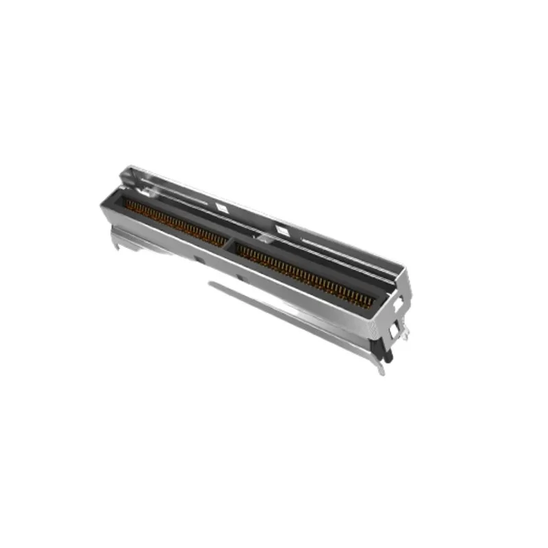 Amphenol Communications Solutions Mini Cool Edge IO Series Vertical Edge Connector, Panel Mount, 74-Contacts G42V16312HR