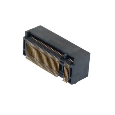 Amphenol Communications Solutions M.2 Gen 5 Series Right Angle Edge Connector Female, Board Mount, 67 Contacts MDT420M01501