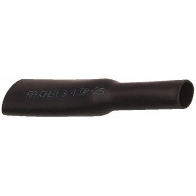 RS PRO Heat Shrink Tubing Black 3.2 mm Sleeve Diameter x 50m Length 2:1 Ratio DR-25-1/8-0-SP