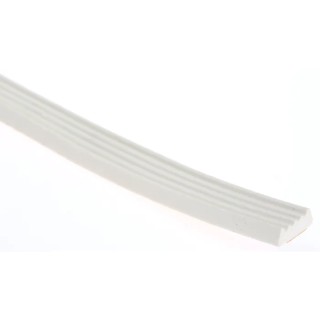 RS PRO White Foam Tape, 8mm Width x 16.5m Length, 3mm Thickness, Rubber Adhesive, EPDM Backing 193-168