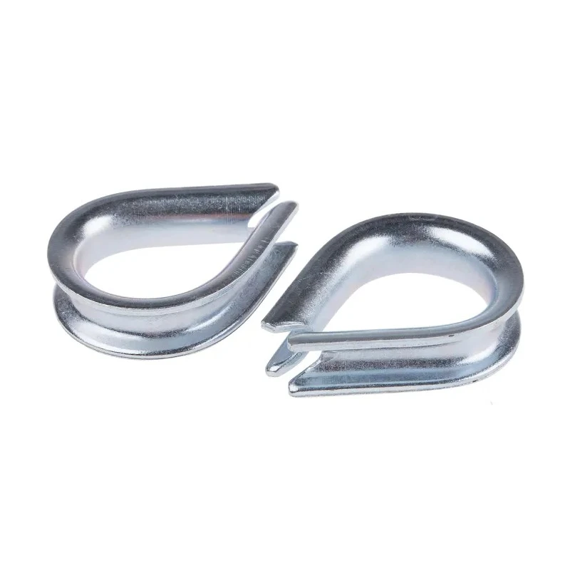 RS PRO Galvanised Steel Thimble for Use with 6mm Diameter Wire Rope With6