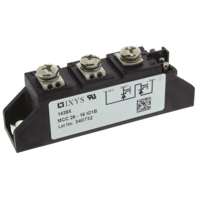 IXYS Dual Thyristor Module TO-240AA 7-Pin 1600 V 560 A 32 A MCC26-16IO1B